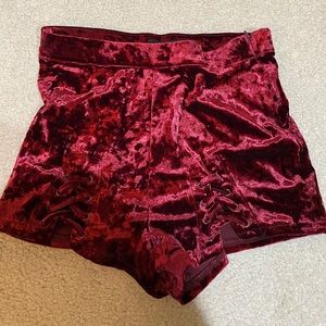Red velvet shorts!